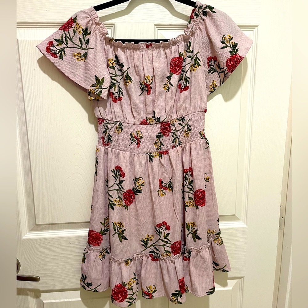Pink Floral Dress